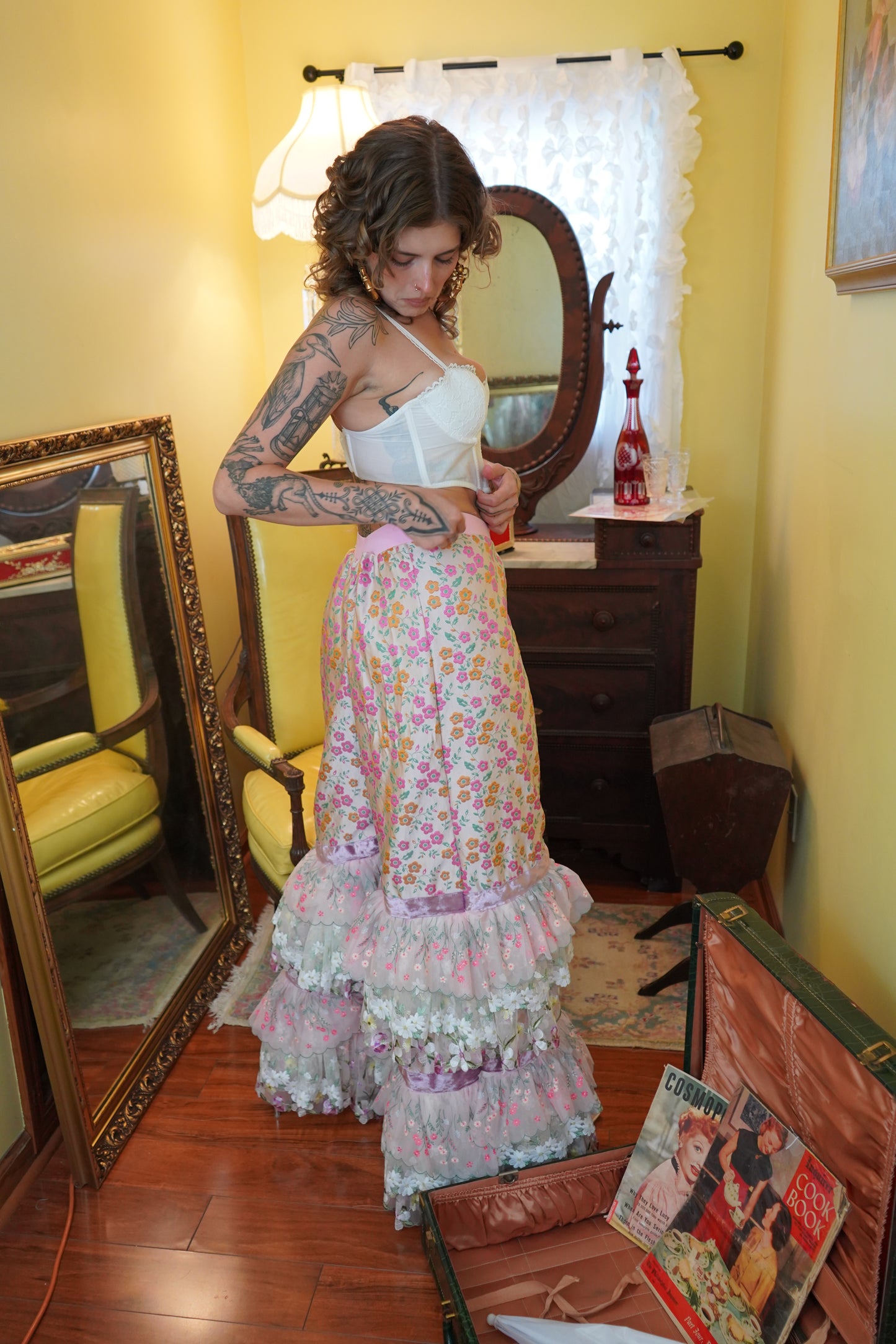 Wildflower Whimsy Three-Piece Suit