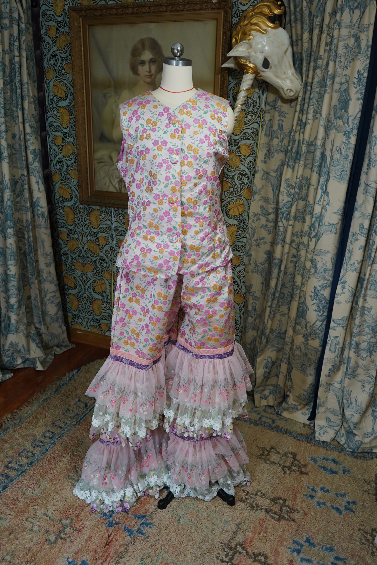 Wildflower Whimsy Three-Piece Suit